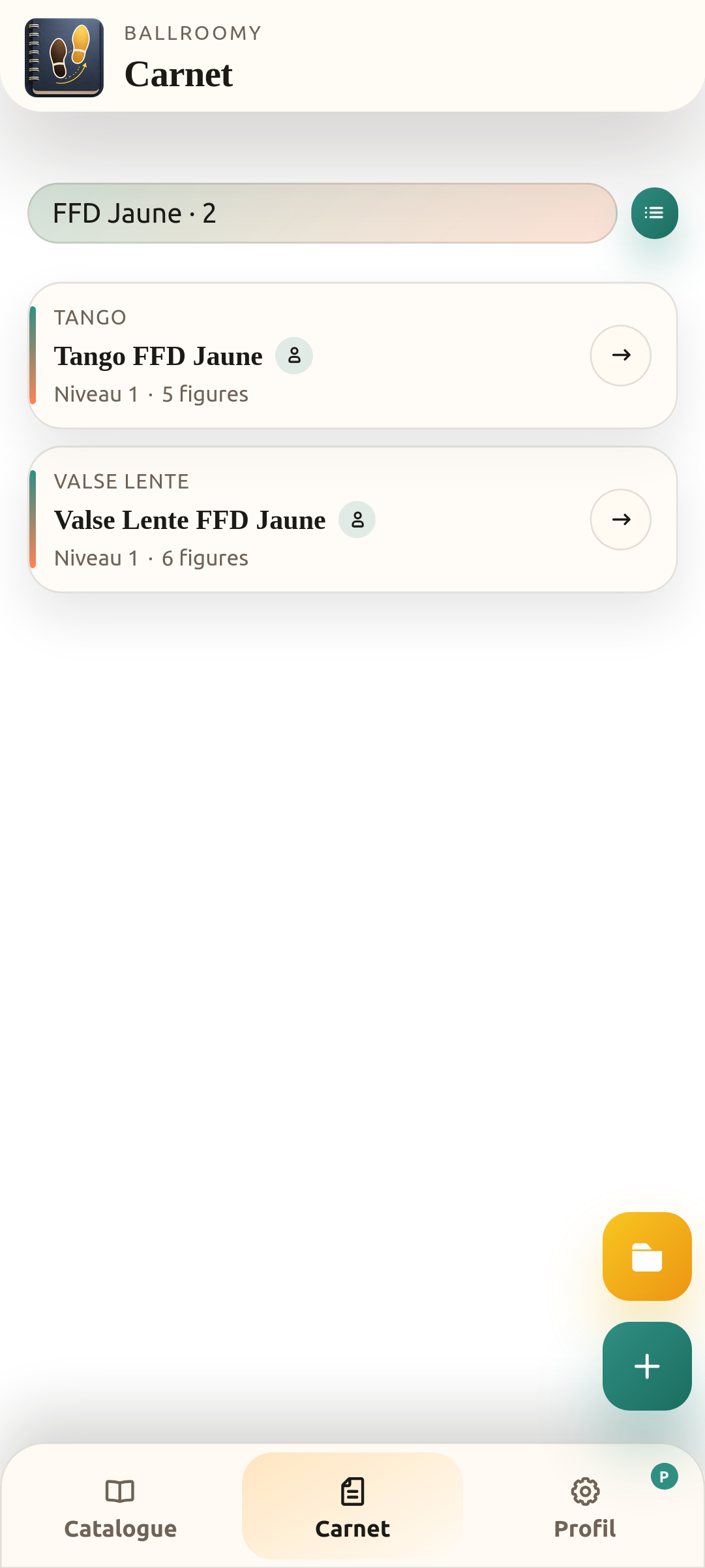 Apercu du Ballroomy Notebook